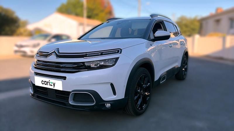 Blanc Occasion 2021 Citroën C5 Aircross Shine SUV | 14 890 € (Super prix) - Image 1/4