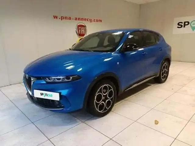 Bleu misano métallisée Occasion 2023 Alfa Romeo Tonale Ti SUV | 25 990 € (Prix juste) - Image 1/4
