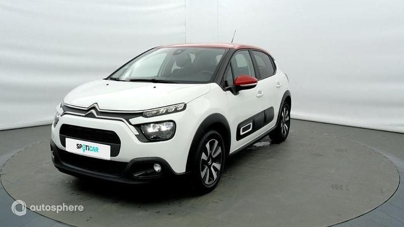 Blanc Occasion 2021 Citroën C3 PureTech Citadine | 9 980 € (Prix juste) - Image 1/4