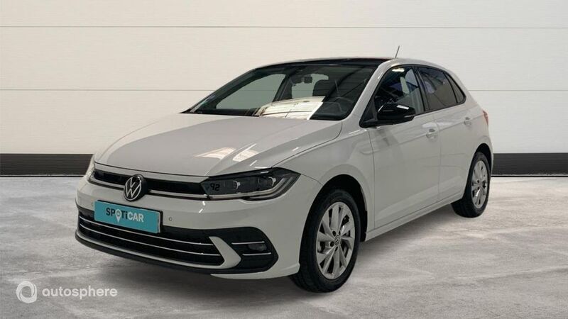 Blanc Utilisé 2022 VW Polo Style Berline | 21 499 € (Prix assez cher) - Image 1/4