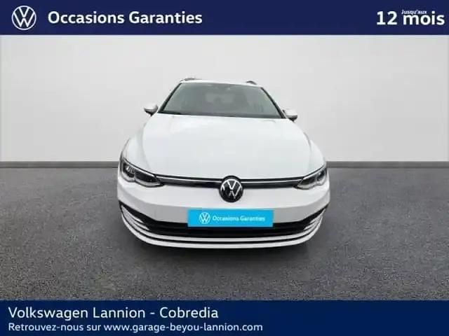 Blanc pur Occasion 2022 VW Golf VIII Business Break | 19 890 € (Prix juste) - Image 1/3