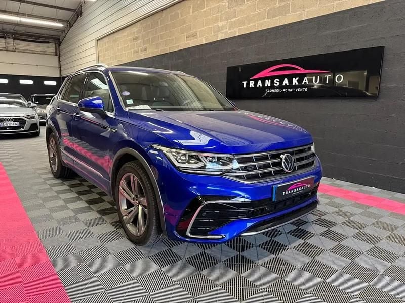 Occasion VW Tiguan R-line 150 ch (110 kW) 2021 Bleu SUV