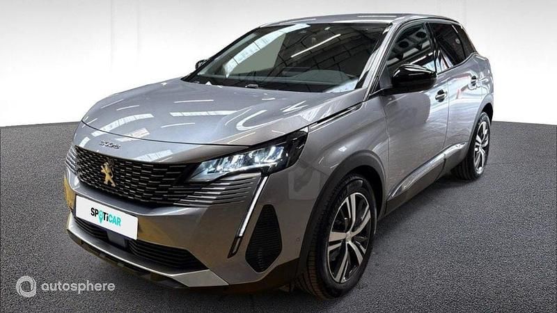 Gris Utilisé 2021 Peugeot 3008 Allure SUV | 21 410 € (Prix assez cher) - Image 1/4