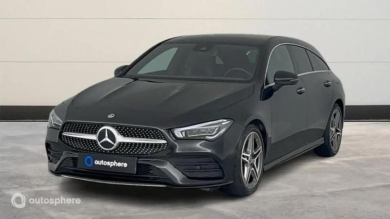 Noir Occasion 2023 Mercedes CLA200 AMG line Berline | 32 999 € (Bon prix) - Image 1/4
