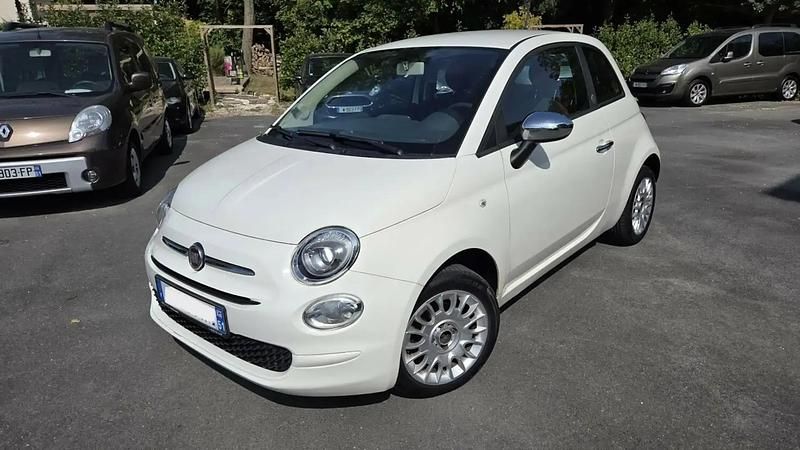 Blanc Utilisé 2017 Fiat 500 Mirror Citadine | 8 990 € (Prix juste) - Image 1/4
