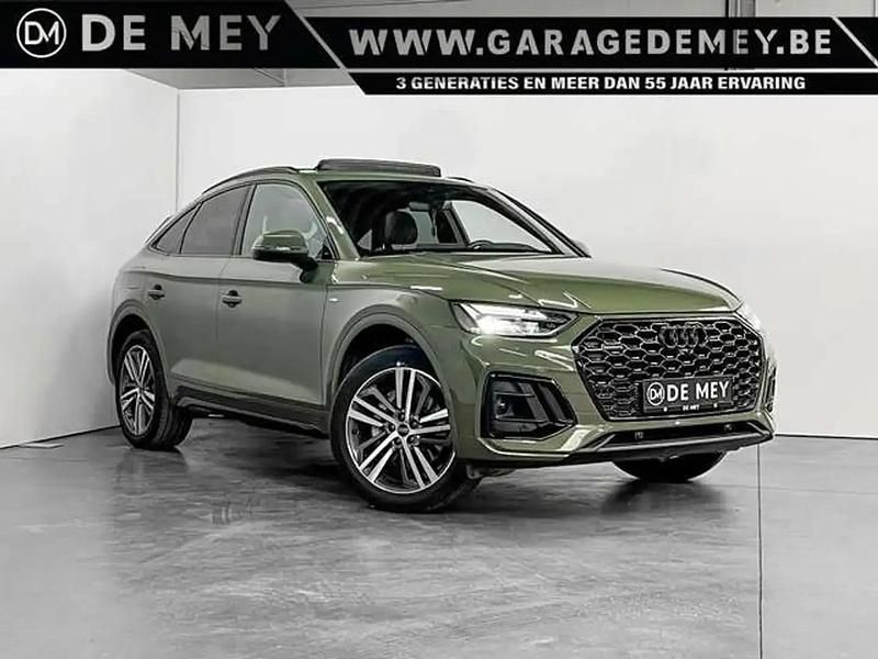 Vert Occasion 2022 Audi Q5 Sportback S-Line SUV | 41 950 € (Bon prix) - Image 1/4