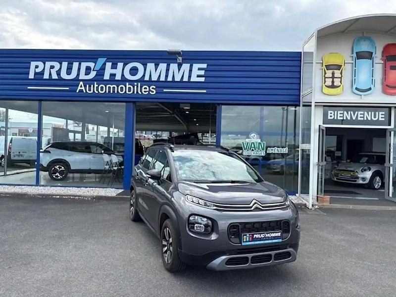 Gris Utilisé 2019 Citroën C3 Aircross PureTech SUV | 11 490 € (Prix juste) - Image 1/4