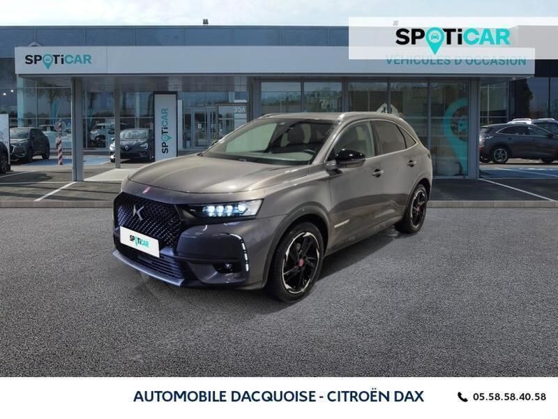 Gris Utilisé 2018 DS Automobiles DS7 Crossback Performance Line Plus SUV | 18 990 € (Prix juste) - Image 1/4