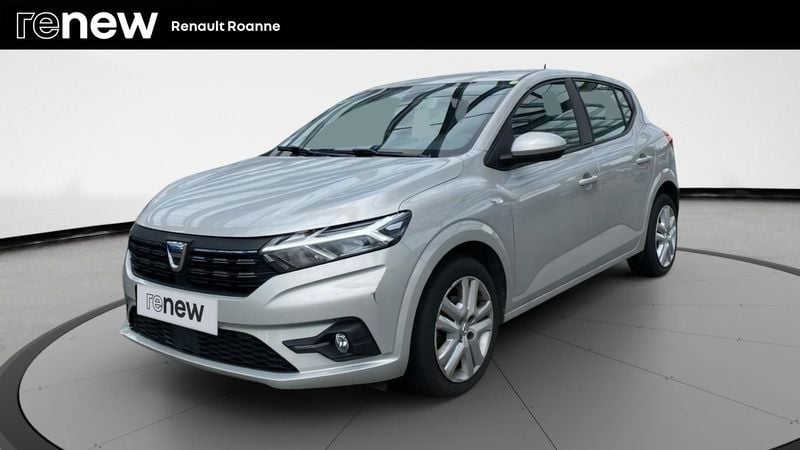 Gris Utilisé 2021 Dacia Sandero Comfort Citadine | 11 190 € (Super prix) - Image 1/4