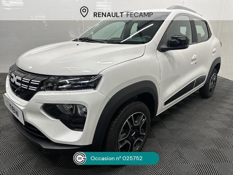 Blanc Utilisé 2023 Dacia Spring Essentiel Citadine | 10 990 € (Prix juste) - Image 1/4