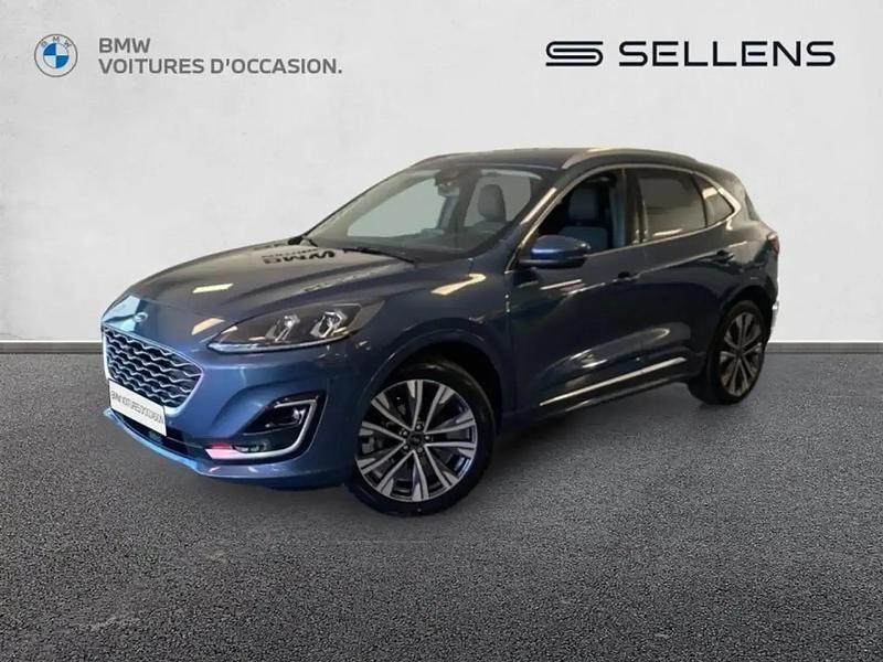 Bleu Utilisé 2022 Ford Kuga Vignale SUV | 26 880 € (Prix juste) - Image 1/4