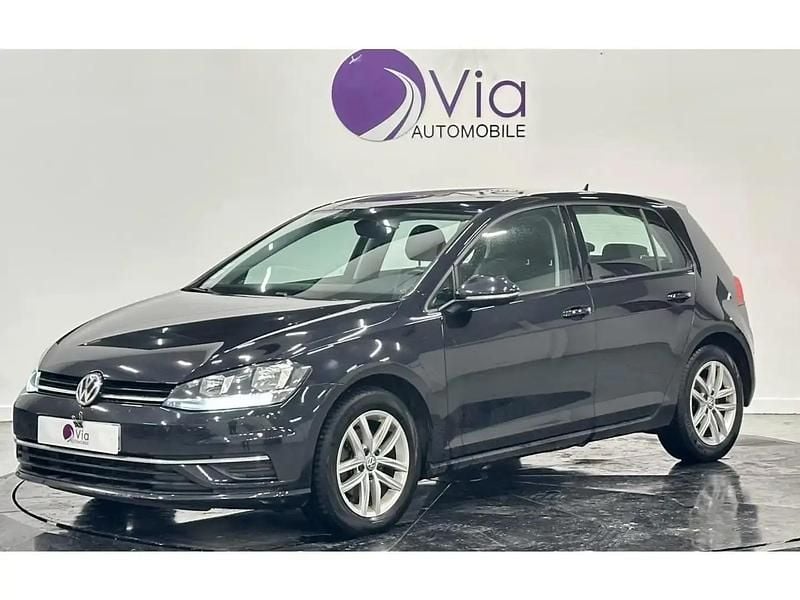Noir Occasion 2019 VW Golf VII Berline | 13 990 € (Bon prix) - Image 1/4