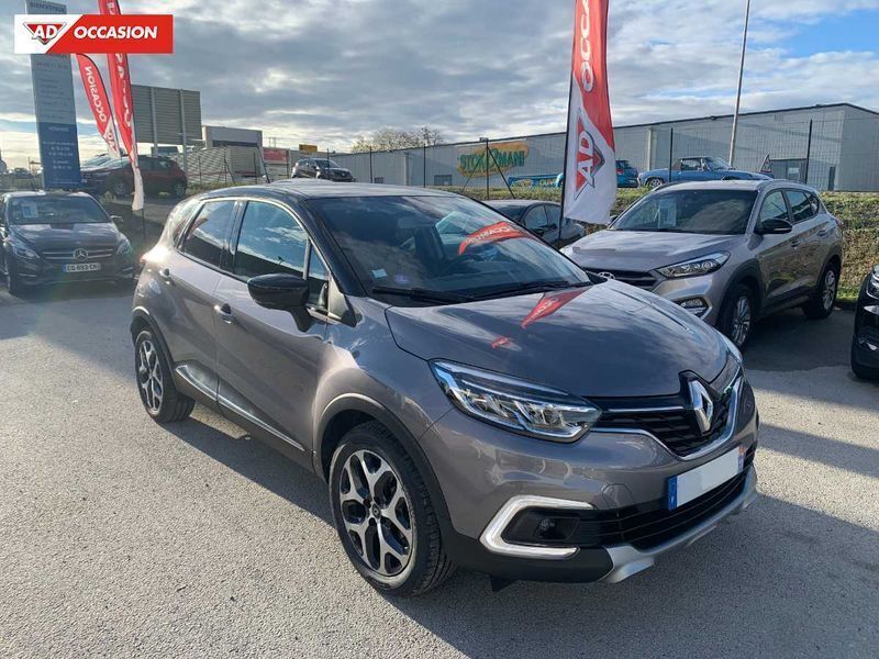Gris Utilisé 2018 Renault Captur Intens SUV | 15 990 € (Prix assez cher) - Image 1/4