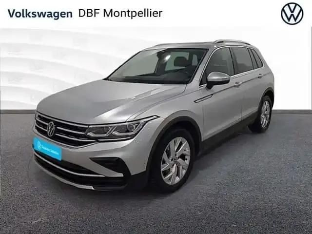 Argent Occasion 2022 VW Tiguan Elegance SUV | 29 880 € (Prix juste) - Image 1/4