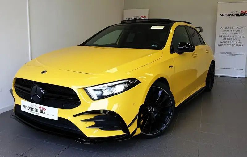 Jaune Utilisé 2019 Mercedes A35 AMG AMG Berline | 33 990 € (Bon prix) - Image 1/4