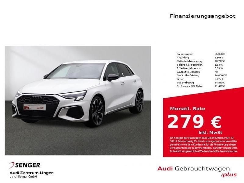 Utilisé 2023 Audi S3 Sport Berline | 37 880 € (Super prix) - Image 1/4