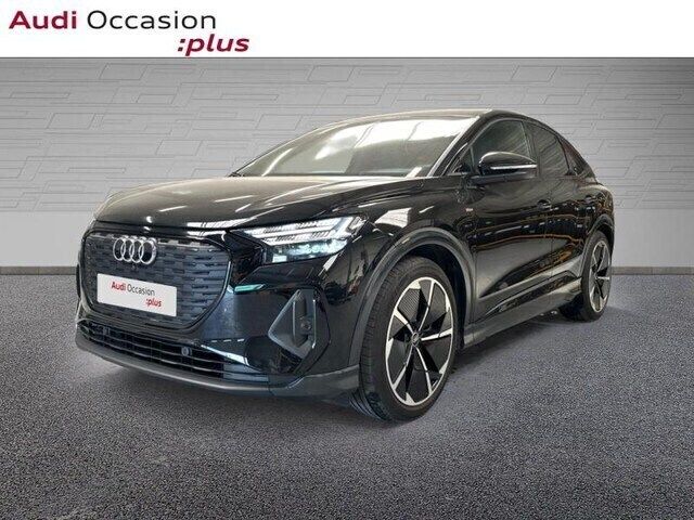Noir mythe métallisé Utilisé 2022 Audi Q4 Sportback e-tron S-Line SUV | 39 900 € (Super prix) - Image 1/4