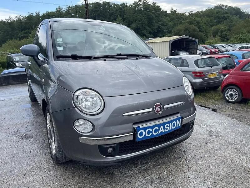 Gris Utilisé 2013 Fiat 500 Berline | 6 990 € (Prix cher) - Image 1/4