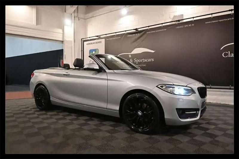 Occasion BMW 218 Sport Line 136 ch (100 kW) 2016 Gris Cabriolet