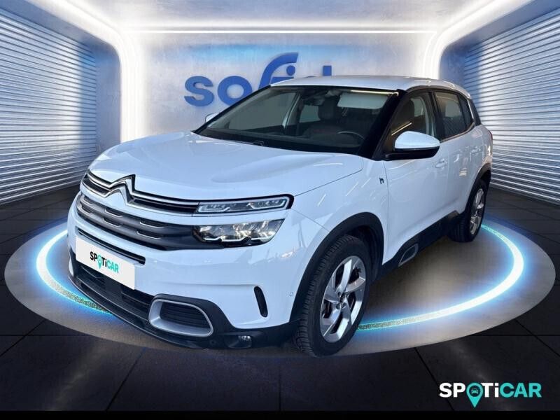 Blanc Utilisé 2021 Citroën C5 Aircross Feel SUV | 21 999 € (Prix juste) - Image 1/4