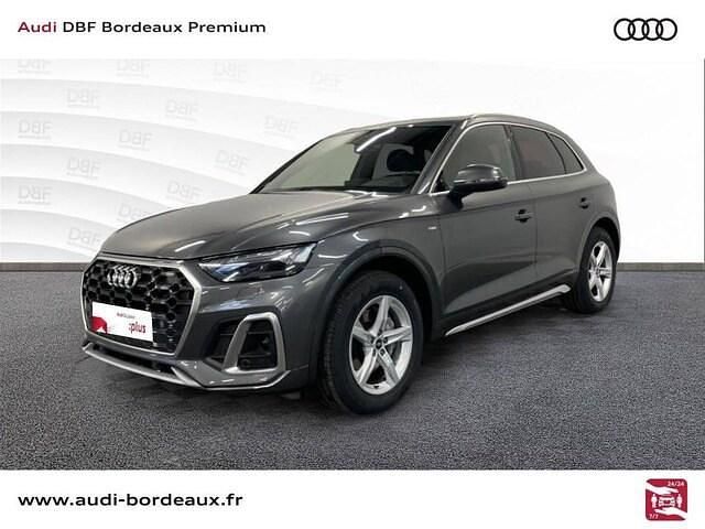 Gris daytona nacré Occasion 2021 Audi Q5 S-Line SUV | 38 990 € (Super prix) - Image 1/4
