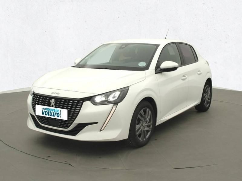Blanc Utilisé 2021 Peugeot 208 S Citadine | 11 990 € (Prix juste) - Image 1/4