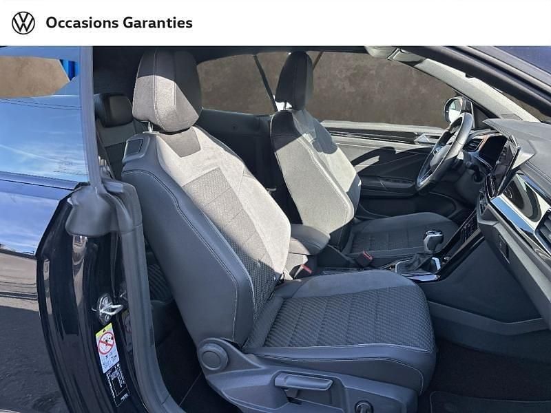 Occasion VW T-Roc Cabriolet R-line 150 ch (110 kW) 2022 Noir intense nacrée, capote noire Cabriolet