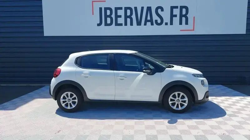 Blanc Utilisé 2018 Citroën C3 Feel Citadine | 10 790 € (Prix assez cher) - Image 1/4