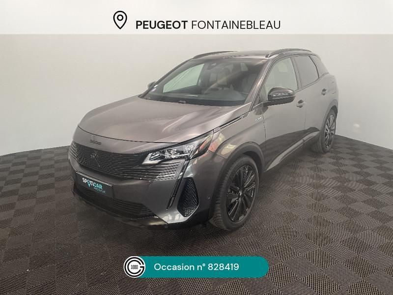 Gris Utilisé 2021 Peugeot 3008 GT SUV | 19 880 € (Prix juste) - Image 1/4