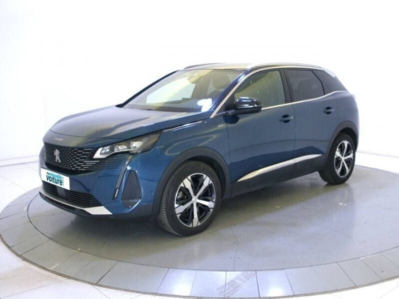 Bleu Utilisé 2022 Peugeot 3008 GT SUV | 23 490 € (Prix assez cher) - Image 1/4