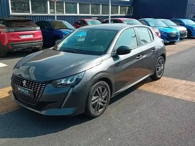 Gris Utilisé 2022 Peugeot 208 Active Citadine | 12 960 € (Prix juste) - Image 1/4