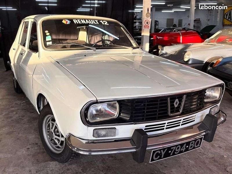 Occasion Renault R12 54 ch (39 kW) 1974 Blanc Berline