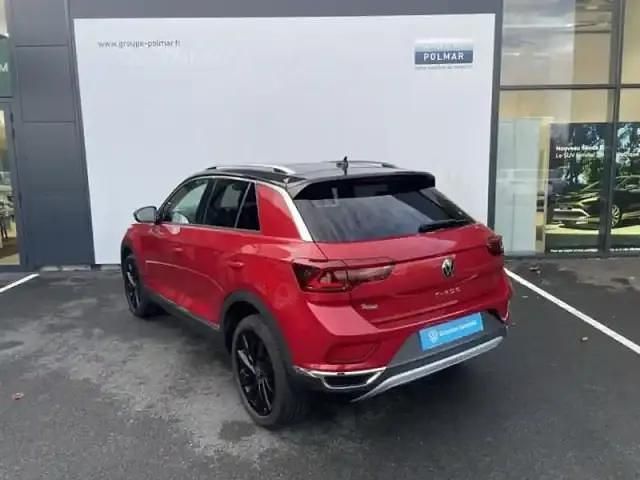Occasion VW T-Roc Exclusive 2023 Rouge roi métallisée/toit noir SUV
