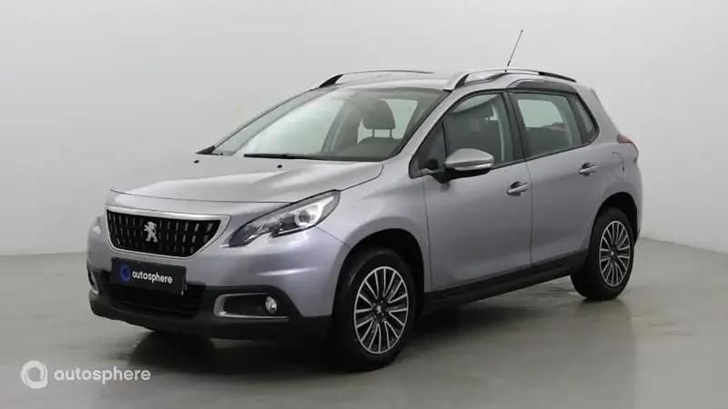 Gris Utilisé 2019 Peugeot 2008 Active SUV | 8 999 € (Super prix) - Image 1/4