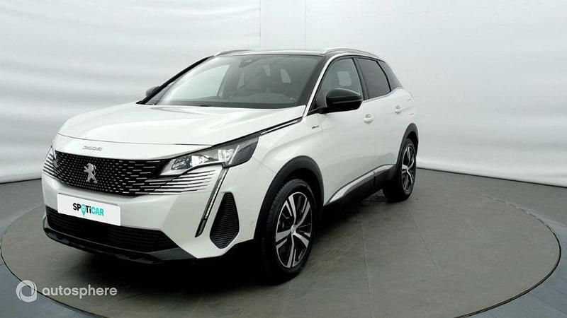 Blanc Utilisé 2021 Peugeot 3008 GT SUV | 23 816 € (Prix juste) - Image 1/4