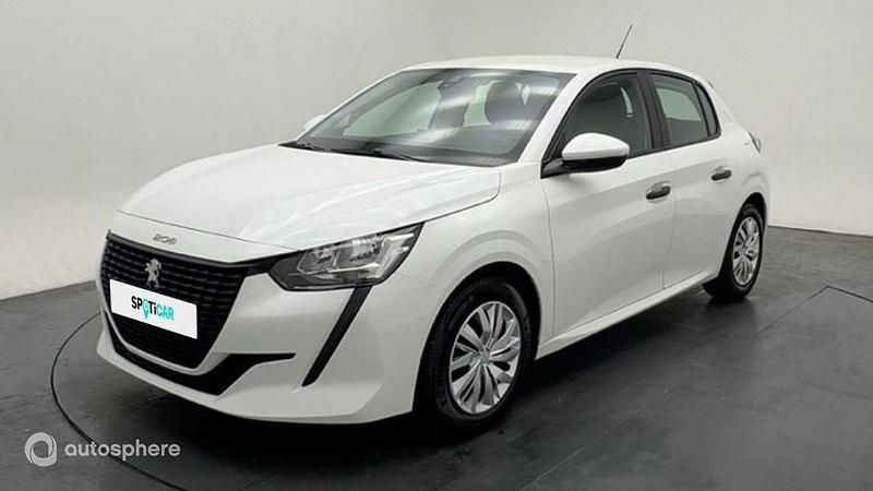 Blanc Utilisé 2021 Peugeot 208 Premium Citadine | 9 989 € (Prix juste) - Image 1/4