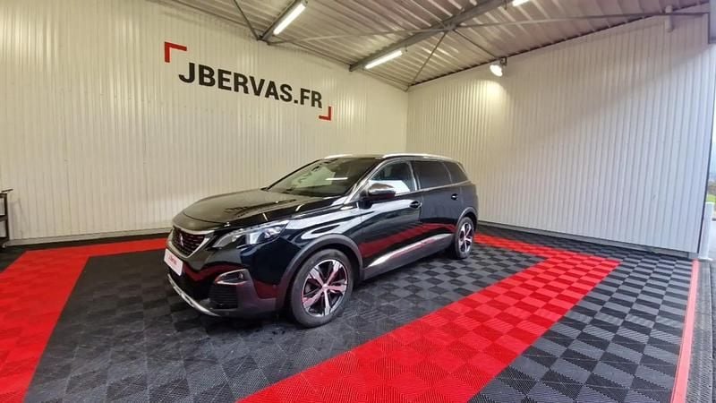 Noir Occasion 2018 Peugeot 5008 GT SUV | 22 990 € (Prix juste) - Image 1/4