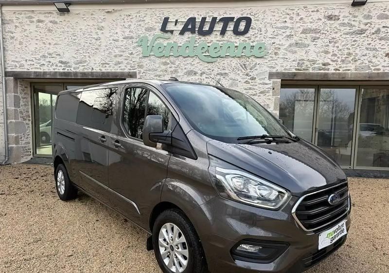 Gris Occasion 2020 Ford Transit Custom Limited Van | 22 990 € - Image 1/4