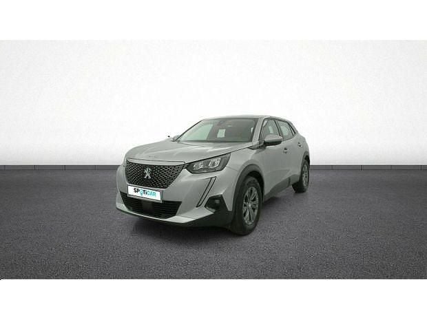 Gris Utilisé 2021 Peugeot e-2008 Business-Line SUV | 14 990 € (Prix juste) - Image 1/4