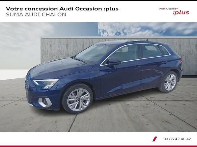 Bleu navarre métallisé Utilisé 2023 Audi A3 Design | 26 990 € (Bon prix) - Image 1/4