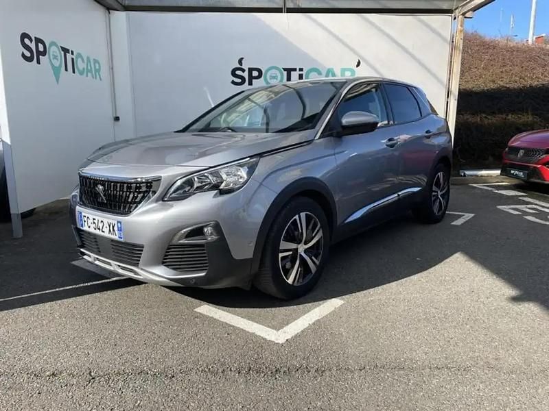 Gris Utilisé 2018 Peugeot 3008 Allure SUV | 17 990 € (Prix cher) - Image 1/4