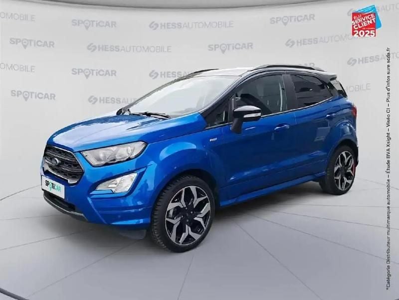 Bleu Utilisé 2020 Ford Ecosport ST-Line SUV | 13 499 € (Prix juste) - Image 1/4