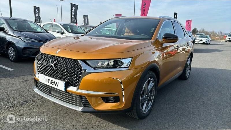 Jaune Utilisé 2021 DS Automobiles DS7 Crossback Rivoli SUV | 22 999 € (Super prix) - Image 1/4