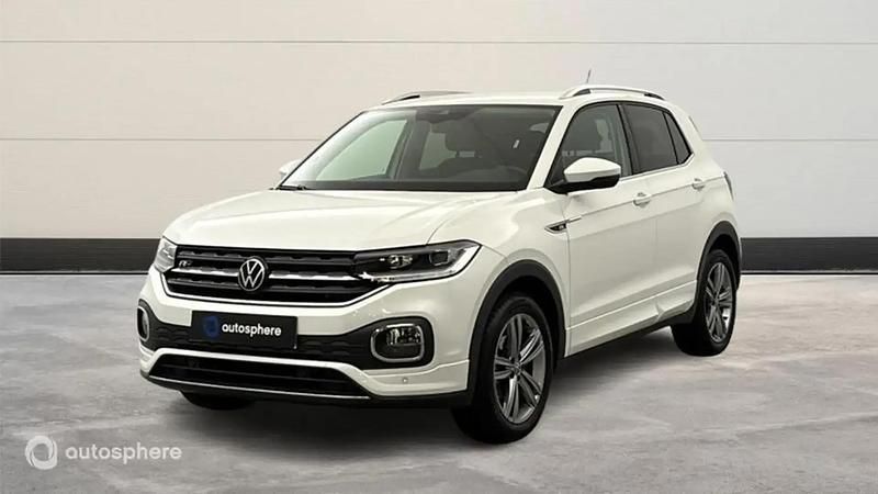 Blanc Occasion 2022 VW T-Cross R-line SUV | 22 199 € (Prix juste) - Image 1/4