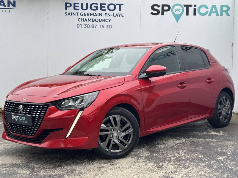 Rouge Utilisé 2021 Peugeot 208 S Citadine | 10 390 € (Prix juste) - Image 1/4