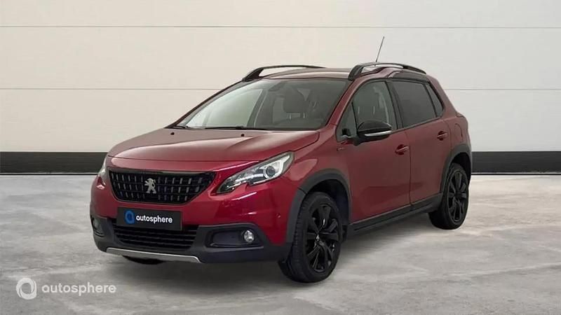 Rouge Utilisé 2018 Peugeot 2008 GT-line SUV | 9 999 € (Bon prix) - Image 1/4