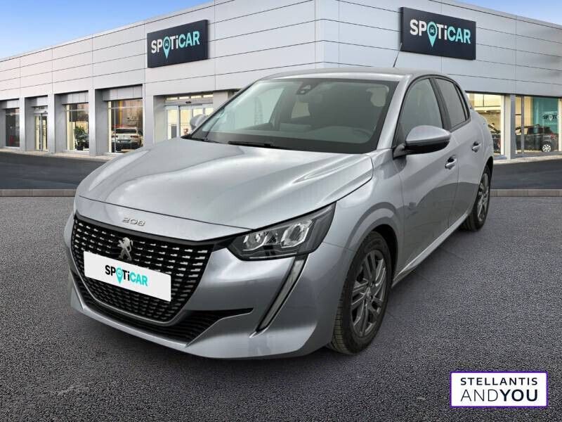 Gris Utilisé 2021 Peugeot 208 Style Citadine | 11 990 € (Prix juste) - Image 1/4