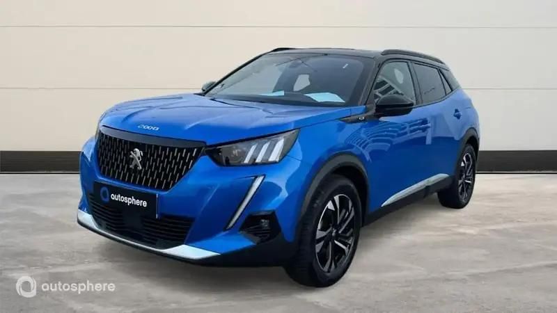 Bleu Utilisé 2021 Peugeot 2008 GT SUV | 18 899 € (Prix assez cher) - Image 1/4