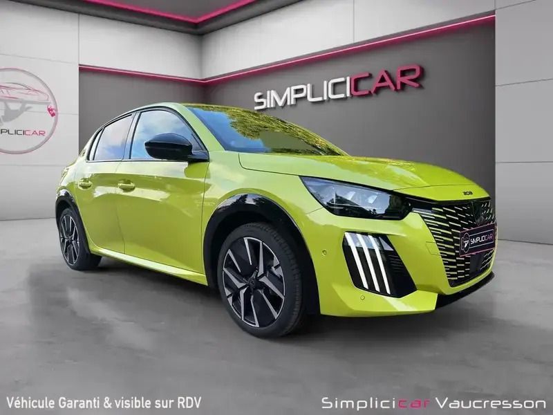 Jaune Utilisé 2024 Peugeot 208 GT Citadine | 18 990 € (Prix assez cher) - Image 1/4