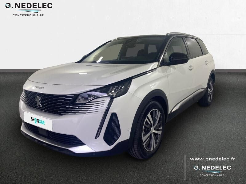 Blanc Utilisé 2022 Peugeot 5008 Allure Monospace | 34 900 € - Image 1/4
